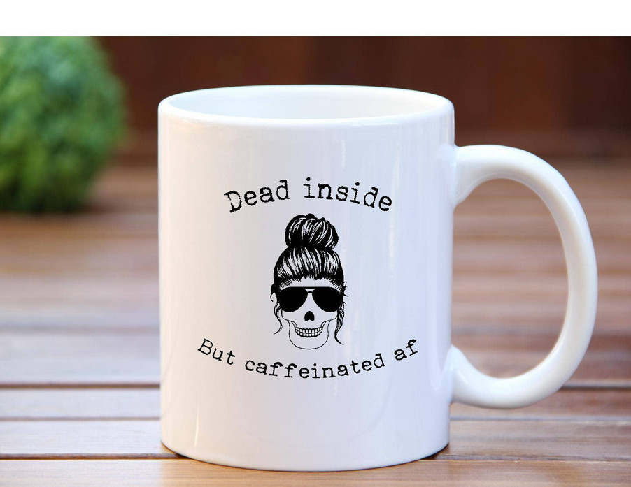 Кофейная кружка Dead inside 15 унций 7090₽