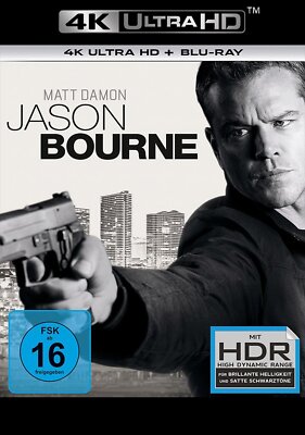 Jason Bourne - 4K Ultra HD Blu-ray + Blu-ray # UHD-BLU-RAY-NEU