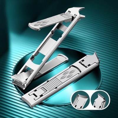 Nail Cutter Double Head Folding Nail Clipper Stainless Steel Nail Cutter Clipper