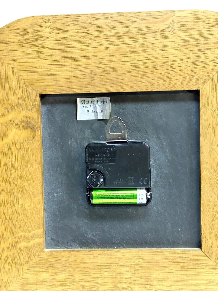 VAERST Reloj de Mesa Madera Natural Escritorio Abrigo Estante Alemania Vintage Decorativo Antiguo Foto 3 de 4