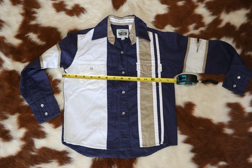 Toddler pearl snap Western cowboy shirt Cumberland Outfitters size S 100% cotton - Picture 7 of 7