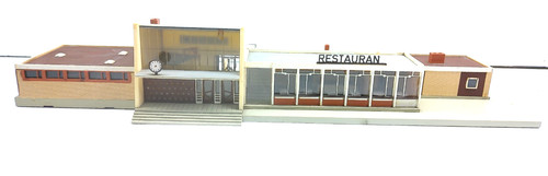 Faller H0 11101 estación con restaurante - construido - sin embalaje original # 14611 | Condition: Gebraucht
