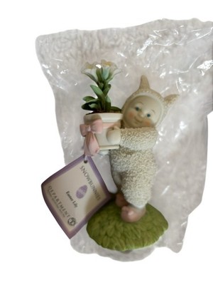 2006 SNOW BUNNIES  EASTER LILY  FIGURINE 5-1/2'', #56.26206, MIB