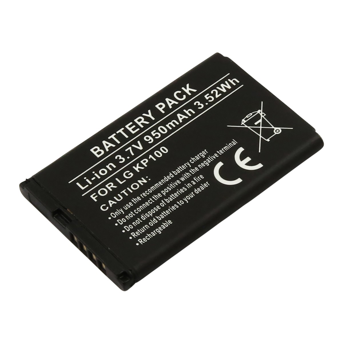 Batterie pour LG KU380 accumulateur de rechange portable KP130