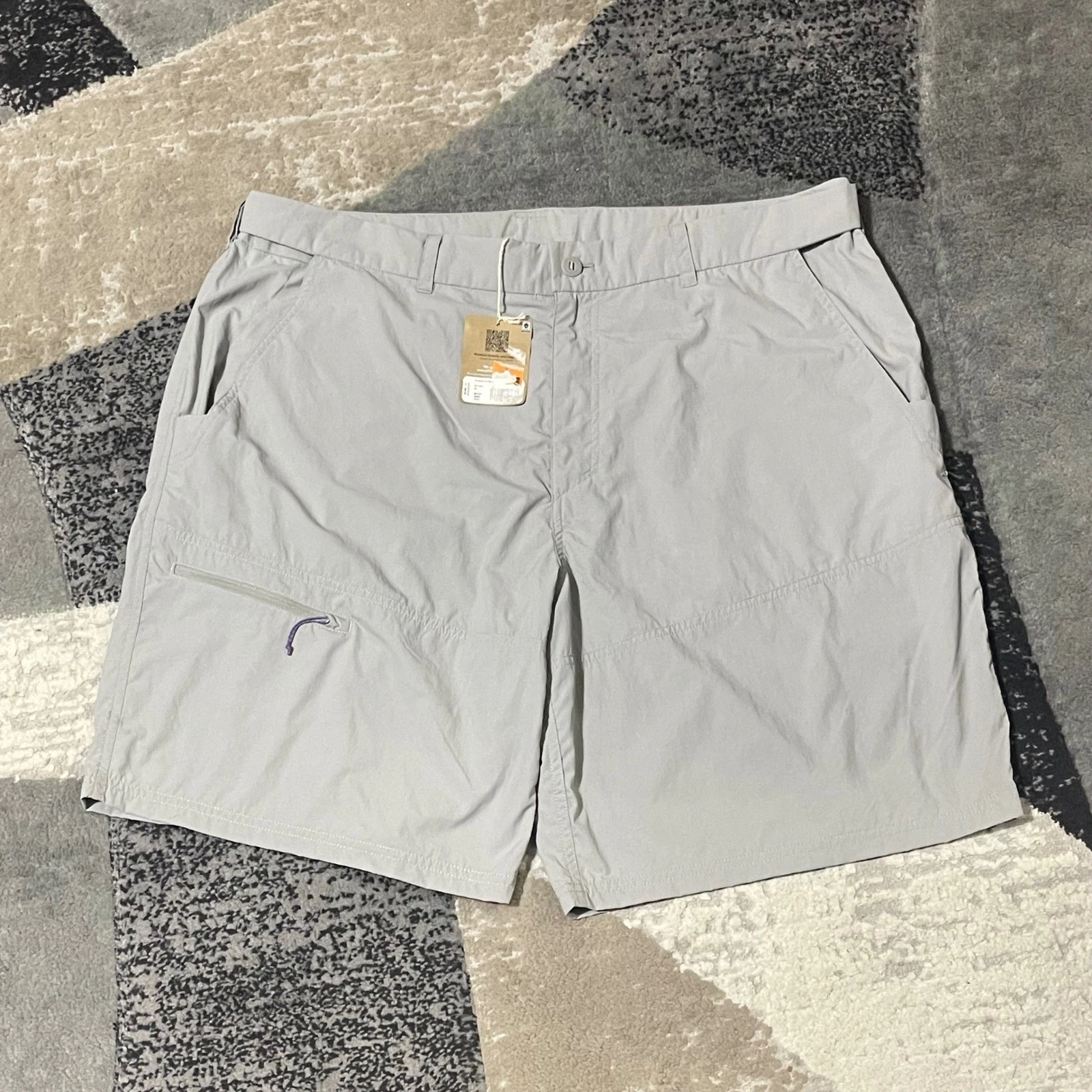 Patagonia Sandy Cay Shorts Mens XXL Gray 40x9" Inseam Fishing Hiking 82127 NEW
