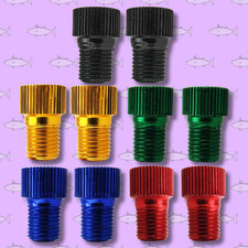 10 Pack Presta to Schrader Valve Stem Adapter Converter Bicycle Bike Tire Tube