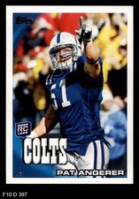 2010 Topps #397 Pat Angerer Colts RC Iowa 8 - NM/MT