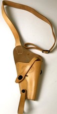 WWII US ARMY INFANTRY AIRBORNE  .38 REVOLVER PISTOL M3 SHOULDER HOLSTER-NATURAL