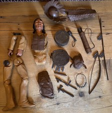 Lot Of Vintage Marx Chief Cherokee Geronimo  Johnny West Accessories