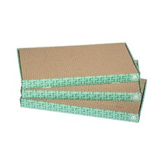 XL Wide Corrugate Cat Scratchers 3 Pieces Scratch Pad Door Clips Furniture