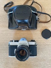 ASAHI PENTAX SPOTMATIC SP II SLR CAMERA SUPER-MULTI-COATED TAKUMAR 1:1.4/50 LENS