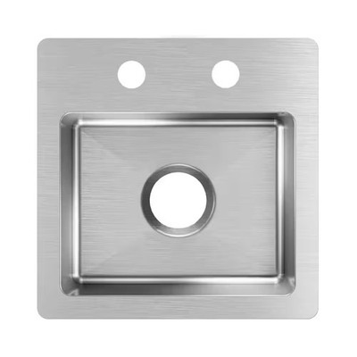 Elkay Crosstown 15'' Drop-In/Undermount Single Bowl Stainless Steel Kitchen Sink