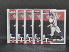 2026 Topps Cody Freeman RC #224 5 Card Lot Texas Rangers