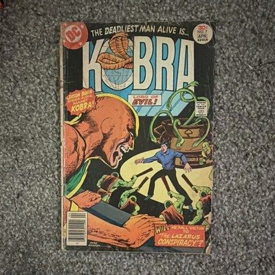 DC Comics Kobra #7 The Lazarus Conspiracy (April 1977)
