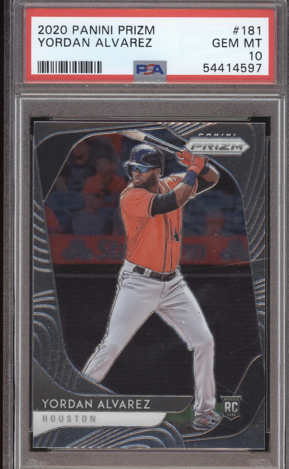 2020 Panini Prizm Yordan Alvarez #181 PSA 10