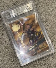 Bob Cousy hand signed Celtics card - Beckett BAS slab - Signature Rookies