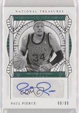2020 National Treasures Timeless Talents Signatures 60/99 Paul Pierce Auto s3g