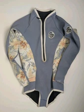 Rip Curl Wetsuits Floral Long Sleeve Springsuit Surfing One Piece Size 12