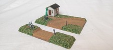 Rarrasch/Auhagen H0 Bahnübergang mit Haus elektrisch Kurve DDR 60er Jahre 