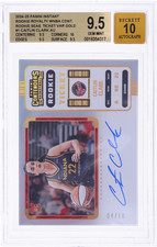 2024 Caitlin Clark RC Royalty Contenders Ticket Horizontal VAR Gold BGS 9.5