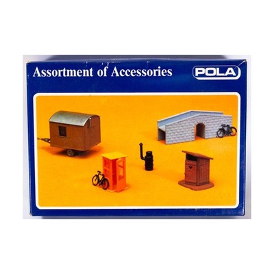 Pola HO Scale Models Assortment of Accessories VG/EX