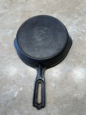 Wapak Indian Logo #3 Cast Iron Skillet