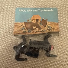 Arco Noahs Ark Toy Animals Plastic Figures SEALED bag 1970s Gorilla Monkey Apes