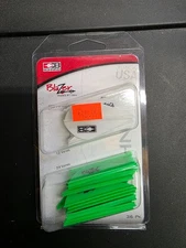 BOHNING 2 INCH BLAZER VANE - 36 PACK - 2 NEON GREEN & 1 WHITE W/ VICTORY EASTON