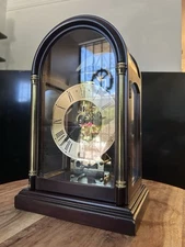 German antique Skeleton mantle clock