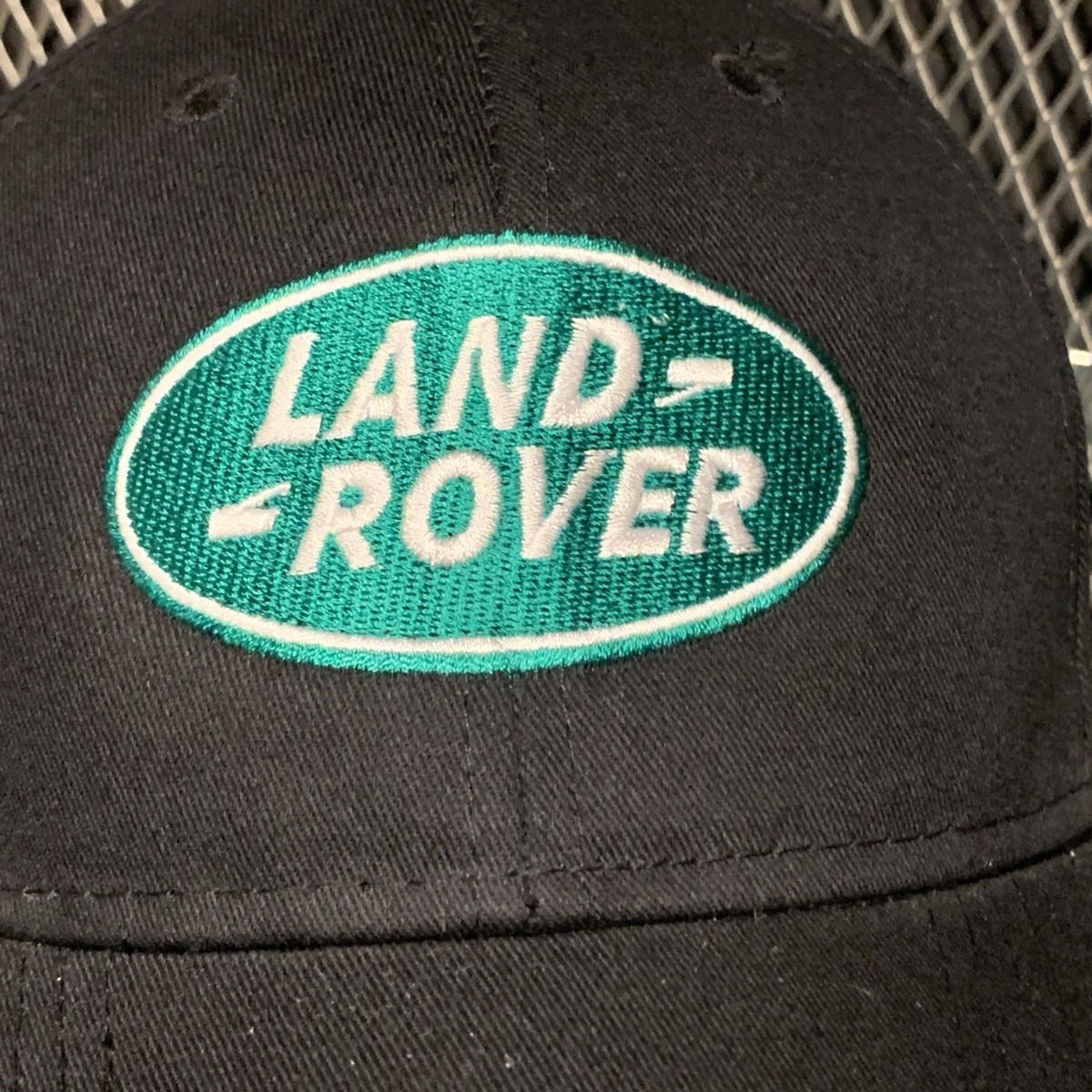 Land Rover Hat Adult Black Embroidered Strapback Sport Vehicles
