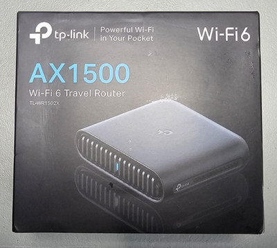 TP-Link Ultra-Portable Wi-Fi 6 AX1500 Travel Router TL-WR1502X