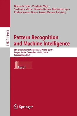 Pattern Recognition and Machine Intelligence Bhabesh Deka (u. a.) Taschenbuch l