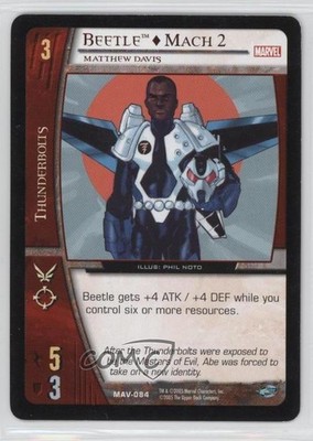 2005 VS System Marvel Avengers Beetle Mach 2 #MAV-084