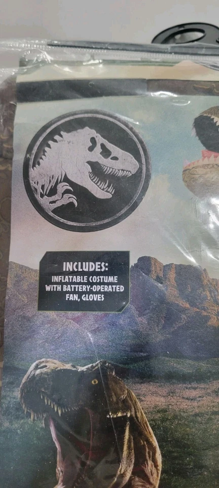 Jurassic World 🔥TRex Disfraz Inflable Adulto Talla Única Se Adapta a la mayoría de los TIEMPOS DE FIESTA❗️ Foto 2 de 4