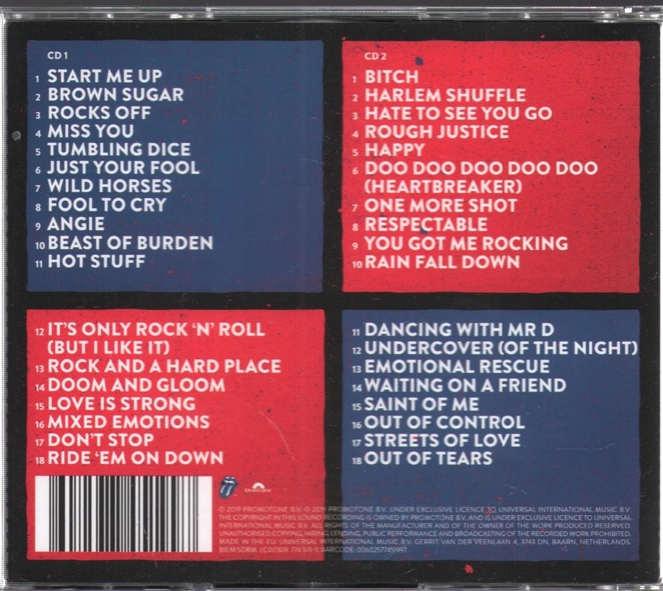 Rolling Stones Honk double CD Europe Polydor 2019 2CD set 7745199 - Image 2 of 2