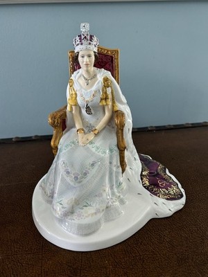 Royal Doulton Diamond Jubilee Queen Elizabeth Figurine- Limited Edition