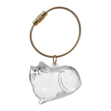 Cat Pet Memorial Keychain - DIY Fur Memory Capsule