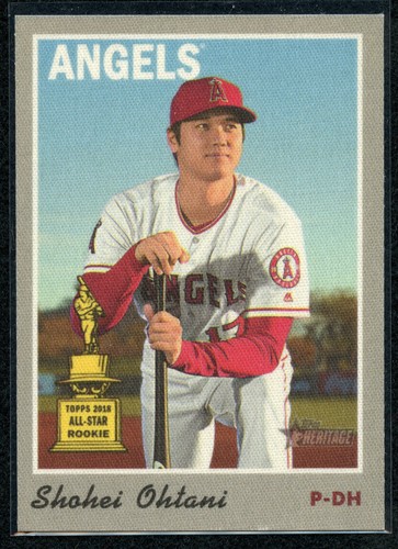 2019 Topps Heritage Shohei Ohtani 1970 Cloth Stickers Rookie Gold Cup #16
