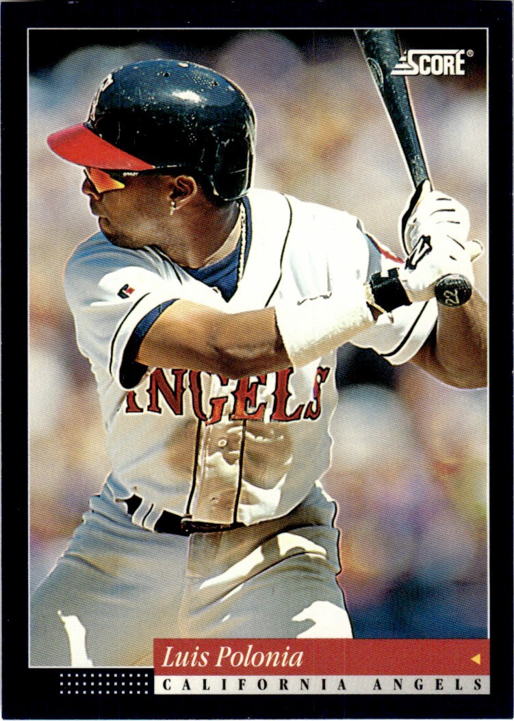 1994 Score Luis Polonia California Angels #45 15546