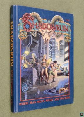 SHADOWRUN (First 1st Edition) Roleplaying Game RPG Hardcover FASA 7101