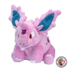 NEW Pok mon Center Original Plush Toy Pok mon fit Nidoran 12 x 15 x 9 cm H x W x