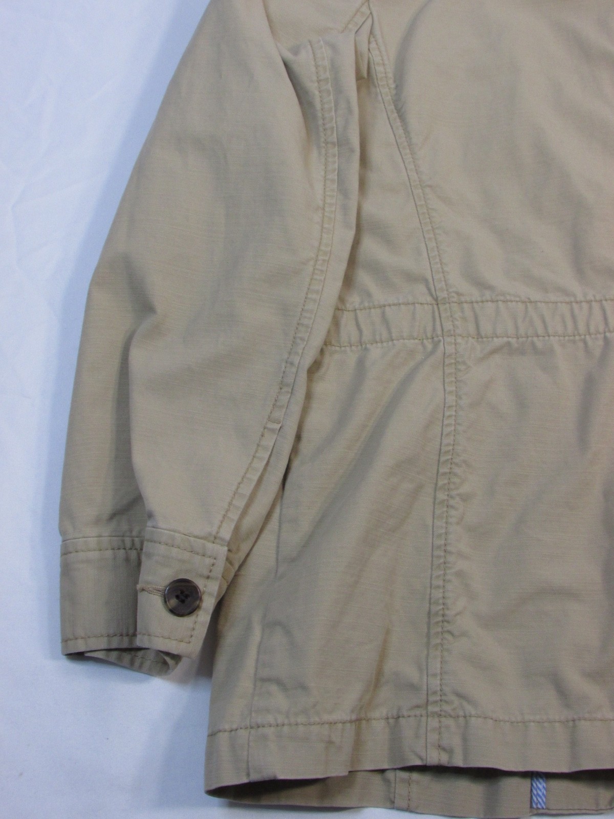 talbots beige utility jacket size medium nwt pock… - image 10