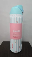 New Owala Birthday Bash PILLOW FIGHT Cherry 24 oz FreeSip Water Bottle