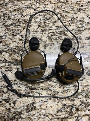 3M Peltor Comtac iv Single Lead With Gel Cups