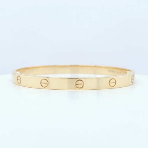 Cartier Love Bracelet, Classic Model, Size 20, 18ct Yellow Gold, Box & Papers