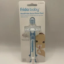 FRIDA BABY MEDIFRIDA ACCU-DOSE PACI Pacifier + Medicine Dispenser~NEW