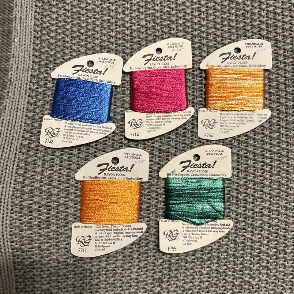 Needlepoint thread lot 27 Patina Fiesta Hi-lights Matte Elegance Rainbow Gallery - Image 4 of 4