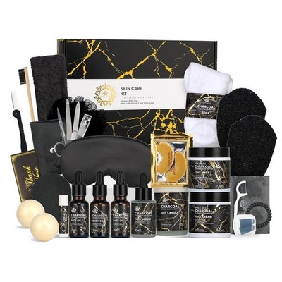 Skin Care Set, 28pcs Body & Facial Kit Gifts for Women & Men includes Face Cr...