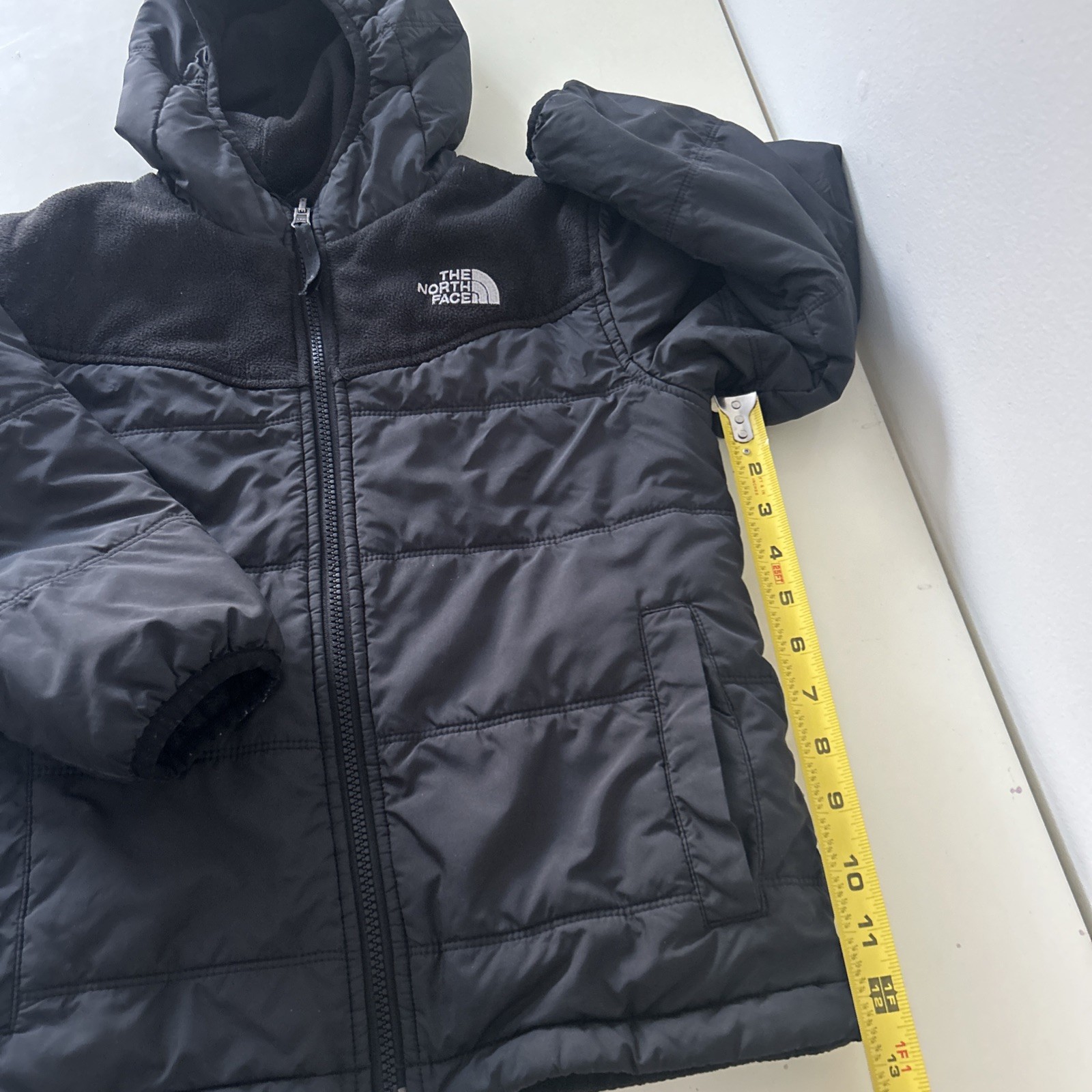 The North Face Kids Jacket Reversible Hooded Puffer Jacket Black Large thumbnail 10