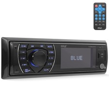 Pyle Bluetooth Marine Receiver Stereo 12v Single DIN Style Boat In dash Radio
